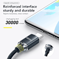 Miniatyrbild 3 av 7: 120W PD Typ C-kabel Supersnabb laddningskabel Snabbladdning USB C-kablar Telefonladdare för Samsung Xiaomi Huawei Oneplus POCO OPPO svart black 1.5m