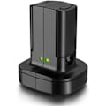 Miniatyrbild 1 av 5: Kontroll 2-pack Laddningsbart Batteripaket med Dubbel Laddningsstation Dock Laddare Stativ Bas