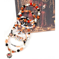 Miniatyrbillede 5 af 6: Halloween Armbånd Stakkebare Heishi Perle Stræk Armbånd (Stil 10) Style 10