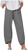 Linnebyxor Dam 7/8 Yogabyxor, L