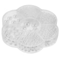 Pikkukuva 3 / 4: 1 Sarja Helmenvalmistushelmiä Simuloitu Helmi DIY Helmikaulakoru Helmi (1x1x1cm, Valkoinen)