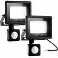 2 x 10W Säkerhetsbelysning med PIR Rörelsesensor, Smart LED Flood Light