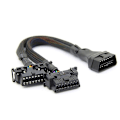 Miniatyrbillede 1 af 5: 1 i 2 OBD2 Forlængerkabel OBDII Han til 2 Hun Splitter Bil Computer Stik Konverteringsstik - WELLNGS