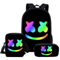 Pikkukuva 1 / 3: Marshmello 3. sarja reppu Lapset koululaukku + olkalaukku + kynäpussi
