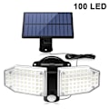 Miniatyrbild 1 av 5: Utomhus sollampor 20W, 100 LED sollampor med rörelsesensor