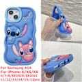 Miniatyrbild 5 av 5: Lilo och Stitch Silikon Skyddande Skal för iPhone 6/7/8/SE/XR/11/12/13/15 iPhone 11