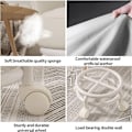 Pikkukuva 2 / 7: Matala pyörällinen jakkara 360° yleispyörillä Beige