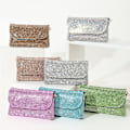 Miniatyrbilde 4 av 5: Glitter Aften Clutch Veske for Kvinner Kjede Skulderveske Bryllupsfest Håndveske Blue