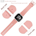 Pikkukuva 5 / 6: Älykellon rannekoru on yhteensopiva Fitbit Versa Smartwatchin, Versa 2:n ja Versa Lite se -kellojen kanssa naisille ja miehille (Peach-L)
