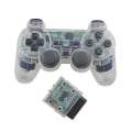 Miniatyrbillede 1 af 5: Transparent Farve Spil Controller Til Sony Ps2 Trådløs Gamepad 2.4ghz Vibration Kontrol Gamepad Til Playstation 2
