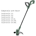 Miniatyrbillede 2 af 3: Strimmer spole og line kompatibel med Bosch EasyGrassCut erstatning af Poweka 4-pak