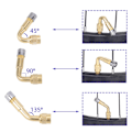 Miniatyrbilde 6 av 11: Ventilforlenger for dekkventiler, forlengelsesadaptere for bil, lastebil og motorsykkel Set B 0.15