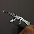 Miniatyrbillede 2 af 6: Nyhed Counter Strike Pistol Ak47 Nøglering Mænd Nips Awp Riffel Sniper Cs Go Sabel Herre Taske Bil Nøglering Smykker Souvenirs Sand ice cream 1