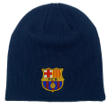 Pikkukuva 3 / 5: FC Barcelona Lasten Neulohat Bronx Beanie VIRALLINEN Jalkapallolahja Navy Blue Bea Navy Blue Beanie One Size