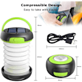 Miniatyrbilde 2 av 5: LED Ladbar Campinglys, Solcelle/USB-drevet