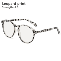 Miniatyrbild 1 av 5: -1.0~-4.0 Myopia Glasögon Glasögon LEOPARD PRINT STYRKA 1.00 leopard pris leopard print Strength 1.00-Strength 1.00