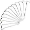 Miniatyrbilde 3 av 5: Teltplugger, 20 stk Teltplugger Jordplugger Camping Sandplugger 18 cm Aluminium Hageplugg Utendørs Camping Teltplugger_xx
