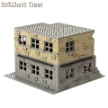 Pikkukuva 4 / 5: Hylätyt tuhoutuneet rakennukset Moc Ww2 Pubg sotilastukikohta Tee-se-itse-maisemat Rakennuspalikkasarja Osat armeijan sotilashahmoille Poikien lelut 503 kpl 267PCS