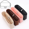 Miniatyrbillede 2 af 5: Multi-Pocket Dame Indsats Taske Håndtaske i filtstof Sort Black S