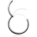 Miniatyrbillede 3 af 6: #Sæt med 5 næseringe i rustfrit stål 1,0 mm*6 mm 5 farver Cool huller#