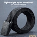 Miniatyrbillede 4 af 5: Nylon Herre Elastisk Nylon Taktiske Bælter Til Jeans Bukser Lige Sort En Størrelse