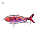 Miniatyrbild 1 av 5: Självsimmande fiskedrag USB-uppladdningsbar B