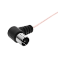 Miniatyrbilde 6 av 9: FM Antenne Hannplugg Kontakt Stereo Audio Radio Mottaker Adapter for Wave Tivoli for Denon Marantz Onkyo for Pi