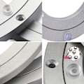 Miniatyrbillede 3 af 5: Aluminiumslegering Lazy Susan drejeskive, Heavy Duty Lazy Susan drejeskive, roterende leje Lazy Susan, glat rundt spisebord (18 tommer)