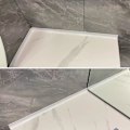 Miniatyrbilde 4 av 5: Selvklebende tetningslist for badekar, dusj, dusjterskel, vannbarriere for vask, badekar, våtromsgulv (hvit (2 m)