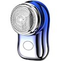 Pikkukuva 1 / 9: Sähköinen partakone, mini, USB-ladattava, miehille, märkäparran ajamiseen, hiljainen Gradient Blue