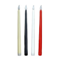 Miniatyrbillede 9 af 10: 6 stk. Lange LED-lys Flammeløse stearinlys HVID White