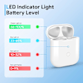 Miniatyrbilde 6 av 8: Ladingetui for trådløs lading kompatibel med Air Pods 1. og 2. generasjon, ladeutskifting med synkroniseringsknapp Bluetooth