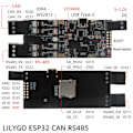 Miniatyrbild 5 av 5: Lilygo Ttgo T-can485 Esp32 Can Rs-485 Iot Modul Wifi BT Utvecklingskort