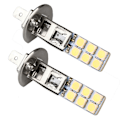 Pikkukuva 2 / 5: 2 kpl LED-ajovalopolttimosarja H1 6000k Super White 55w Sumuajovalot H1 LED-ajovalopolttimot H1-12smd-5050 Auton ajovalot