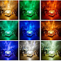 Miniatyrbillede 4 af 4: Waveqube The Wave Lamp Qrismora Nordlys Lampe, Healix Light, Waveqube Wave Lamp (16 farver)