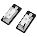 Pikkukuva 2 / 5: 2kpl Auton LED-rekisterikilven valo Lpl0114 Audi A3 S3 A4 S4 B6 B7 A6 C6 S6 -malleihin