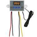 Miniatyrbillede 1 af 3: Termostat og temperaturprogrammering intelligent temperaturkontrolkontakt XH-W3002, 12V 120W