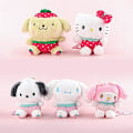 Pikkukuva 4 / 4: 13 cm My Melody -pehmolelu Cinnamoroll Pompompurin (Valkoinen A)