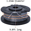 Miniatyrbillede 3 af 3: Strimmer spole og line kompatibel med Bosch EasyGrassCut erstatning af Poweka 4-pak