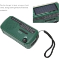 Miniatyrbild 6 av 10: AM/FM/SW1/SW2 Handvev & Solcellsradio, Batteridriven Radio med LED-ficklampa, Solcellsradio