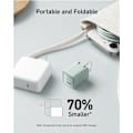 Miniatyrbilde 4 av 4: Lader, USB C GaN Lader 30W, PIQ 3.0 Foldbar PPS Rask Lader for iPhone 16 / 15 og flere serier, Galaxy, iPad, Kompatibel med MagSafe (hvit) white