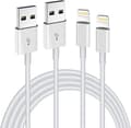 iPhone-lader Lightning-kabel, 2-pakning Apple MFi-sertifisert USB iPhone rask ladeledning