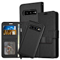 Miniatyrbilde 2 av 3: Samsung S10 Plus Etui / Magnet Shell 2 i 1 - Velg Farge! Svart Black Black