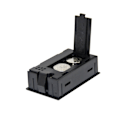 Miniatyrbillede 6 af 8: Mini Digital Termometer Hygrometer Måler Sort/hvid (6-pak - Firkant) black Fahrenheit
