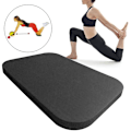 Miniatyrbillede 3 af 5: Yogamåtte knæpude, yogamåtte fitness ekstra tyk skum sportsmåtte skridsikker høj densitet, rektangulær yogamåtte knæpude til pilates og