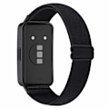 Miniatyrbild 1 av 4: Armband för Huawei Band 8 i bohemisk stil, elastiskt nylonarmband för smartklocka, ersättningsarmband svart, svart Black, Black Huawei Band 8