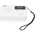 Miniatyrbillede 3 af 9: Håndsvinget Solradio, Bærbar Radio med Lommelygte, Læselampe Flere Strømkilder