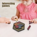 Miniatyrbild 4 av 5: Hex Tangram Pussel, Träpussel Leksaker för Barn och Vuxna, Utmanande Pussel, Portabla Familjepussel_xx