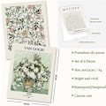 Miniatyrbild 3 av 5: Gröna Växter Canvas Tavlor Matisse Poster Set, Moderna Väggbilder Dekoration Vardagsrum Sovrum Väggdekoration Bilder 20 x 25 cm