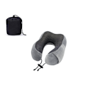 Miniatyrbillede 1 af 5: Rejsepude, Memory Foam Nakkepude til Rejse eller Flyvning (Grå)